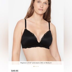 Victoria Secret black wireless nursing bra